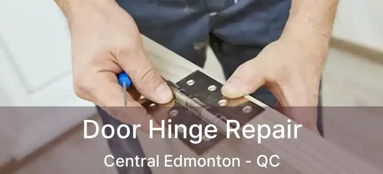  Door Hinge Repair Central Edmonton - QC