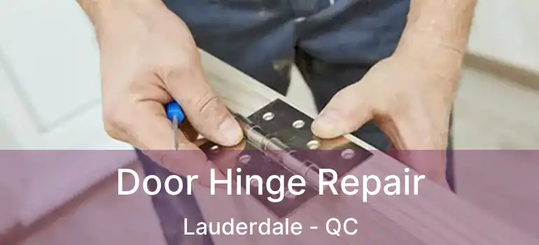  Door Hinge Repair Lauderdale - QC