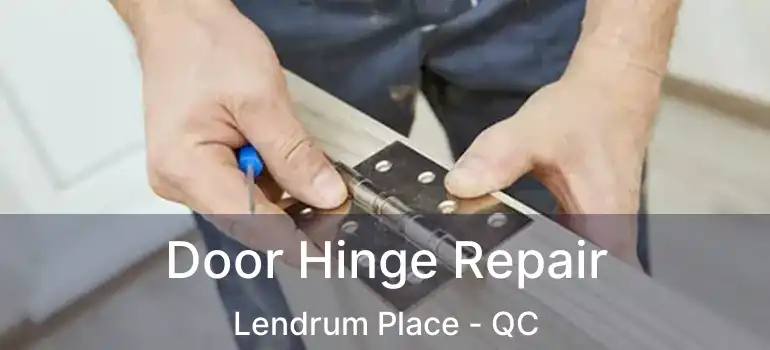  Door Hinge Repair Lendrum Place - QC