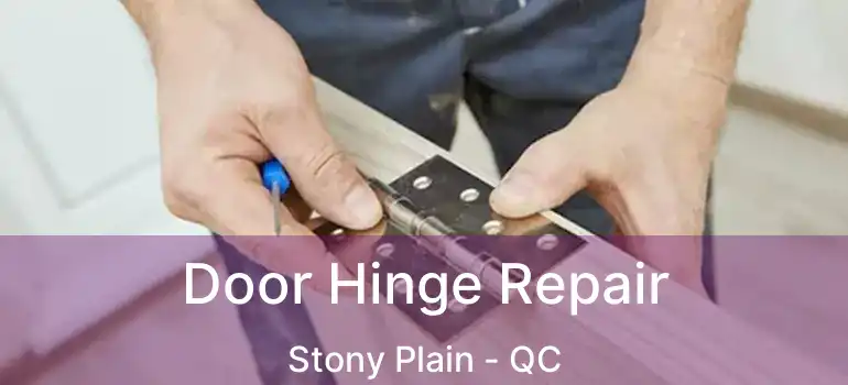  Door Hinge Repair Stony Plain - QC