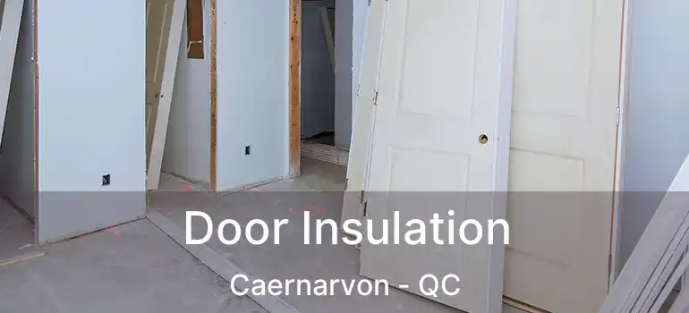  Door Insulation Caernarvon - QC