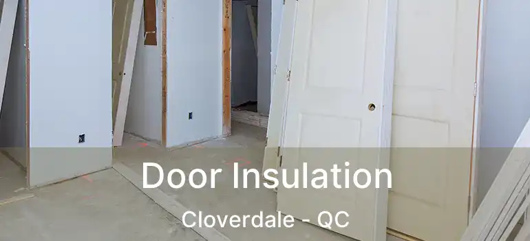  Door Insulation Cloverdale - QC
