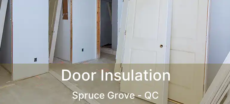 Door Insulation Spruce Grove - QC