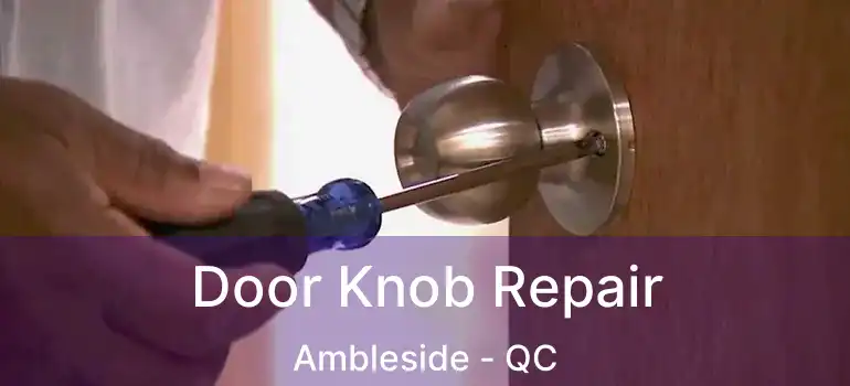  Door Knob Repair Ambleside - QC