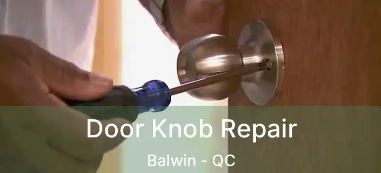  Door Knob Repair Balwin - QC