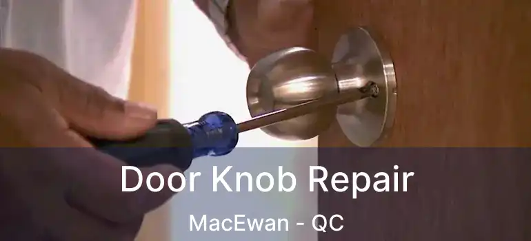  Door Knob Repair MacEwan - QC