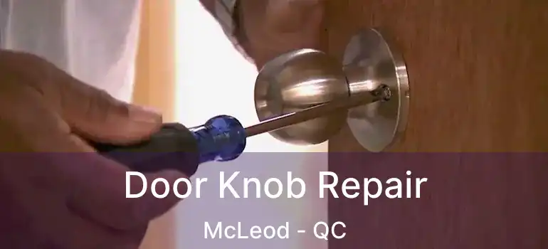  Door Knob Repair McLeod - QC