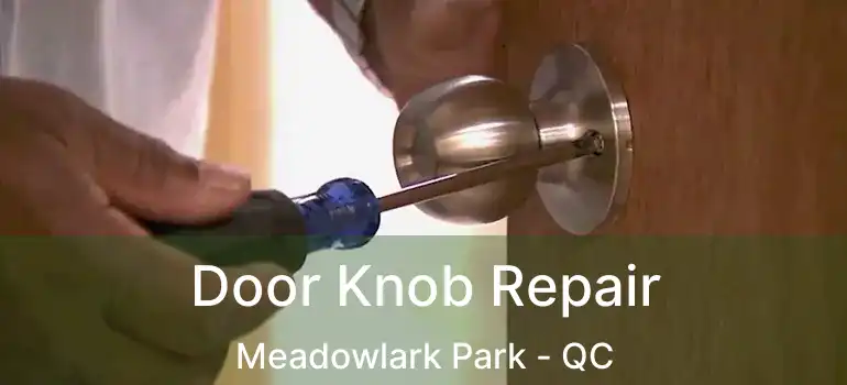  Door Knob Repair Meadowlark Park - QC