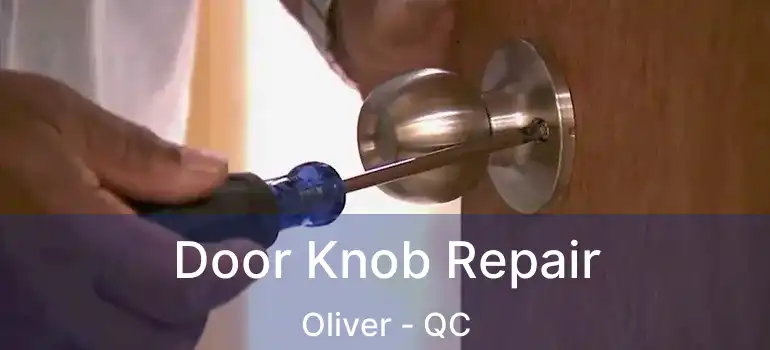  Door Knob Repair Oliver - QC