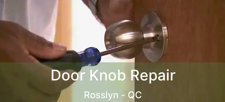  Door Knob Repair Rosslyn - QC