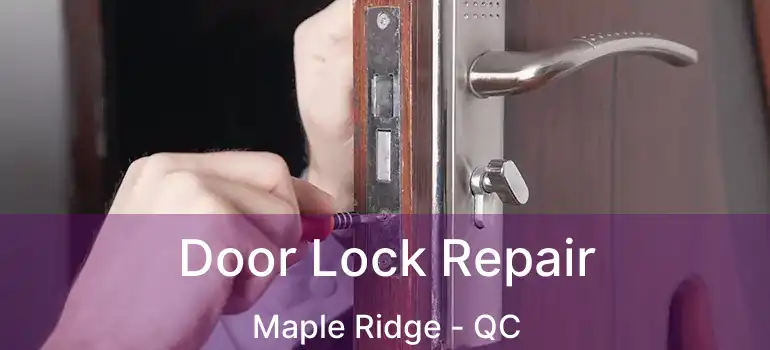  Door Lock Repair Maple Ridge - QC