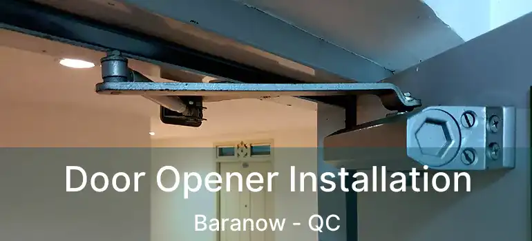  Door Opener Installation Baranow - QC