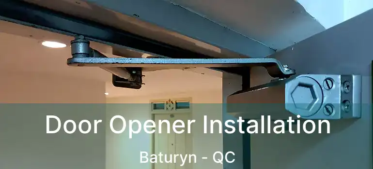  Door Opener Installation Baturyn - QC