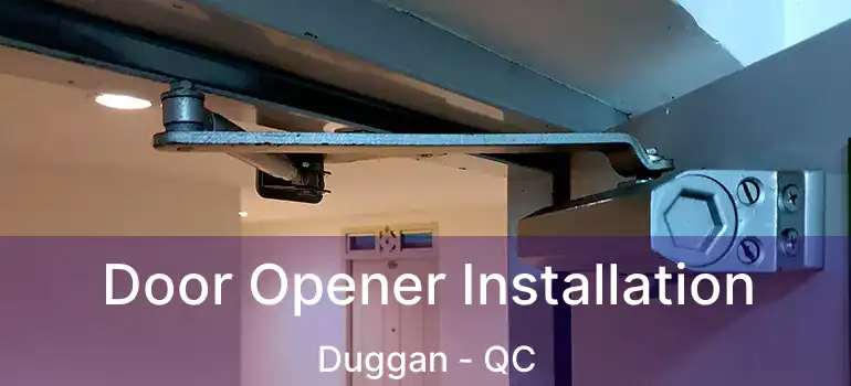  Door Opener Installation Duggan - QC