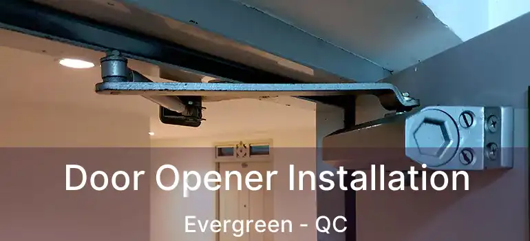  Door Opener Installation Evergreen - QC