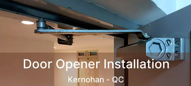  Door Opener Installation Kernohan - QC