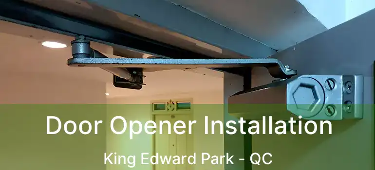  Door Opener Installation King Edward Park - QC