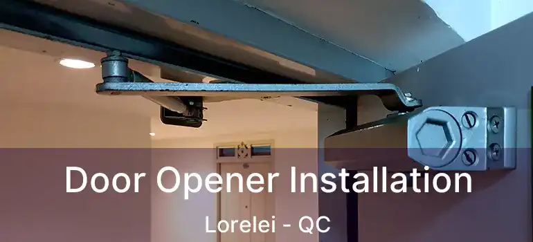  Door Opener Installation Lorelei - QC