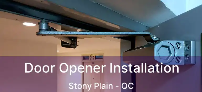  Door Opener Installation Stony Plain - QC