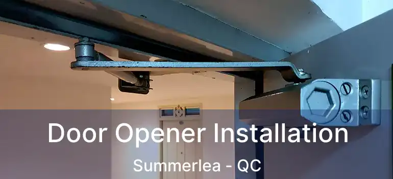  Door Opener Installation Summerlea - QC