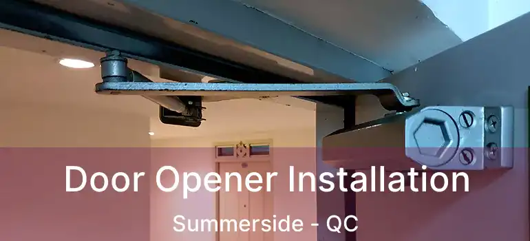  Door Opener Installation Summerside - QC