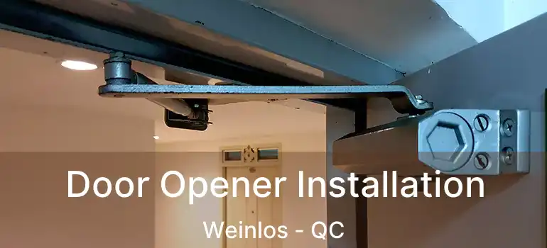  Door Opener Installation Weinlos - QC