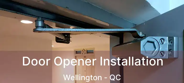  Door Opener Installation Wellington - QC