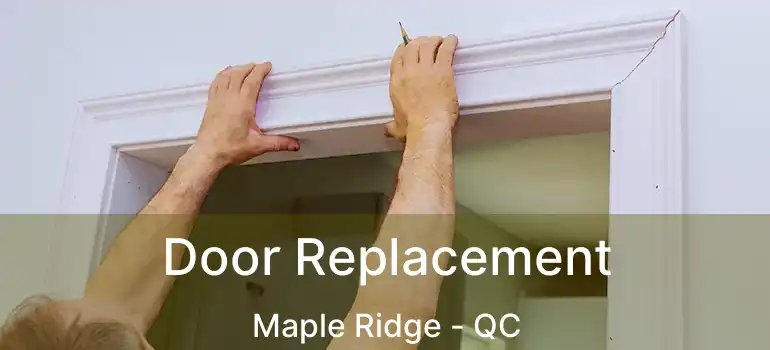  Door Replacement Maple Ridge - QC