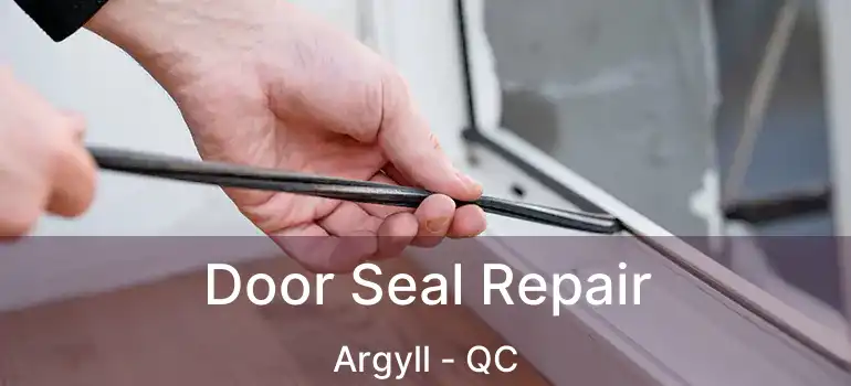  Door Seal Repair Argyll - QC