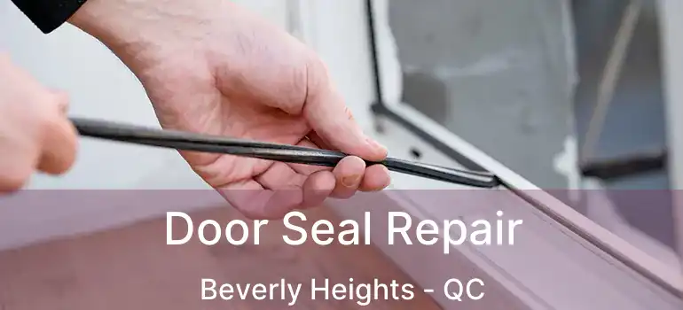  Door Seal Repair Beverly Heights - QC