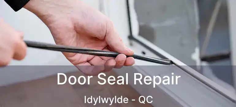  Door Seal Repair Idylwylde - QC