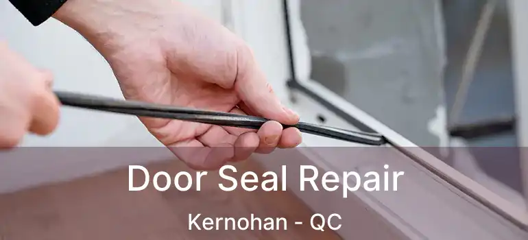  Door Seal Repair Kernohan - QC