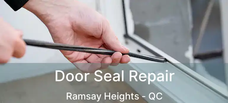  Door Seal Repair Ramsay Heights - QC