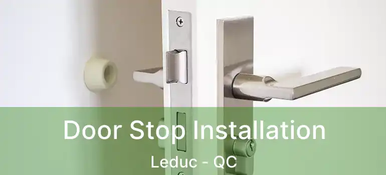  Door Stop Installation Leduc - QC