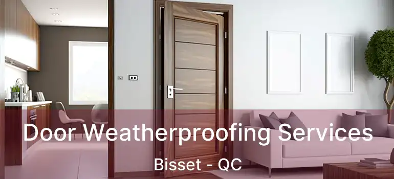  Door Weatherproofing Services Bisset - QC