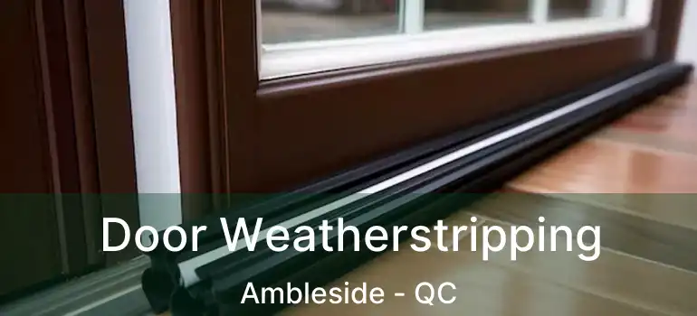  Door Weatherstripping Ambleside - QC