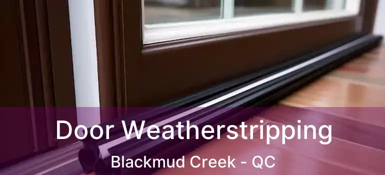  Door Weatherstripping Blackmud Creek - QC