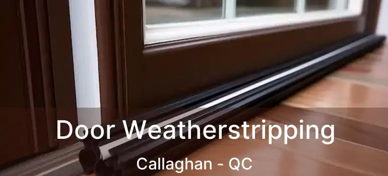  Door Weatherstripping Callaghan - QC