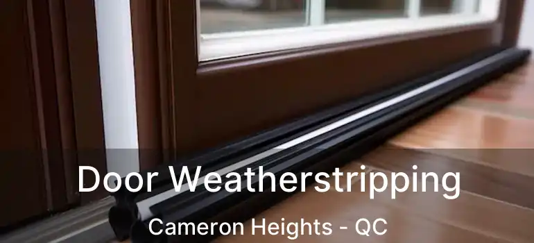 Door Weatherstripping Cameron Heights - QC
