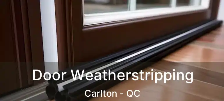  Door Weatherstripping Carlton - QC