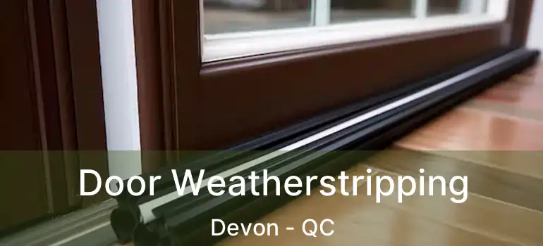  Door Weatherstripping Devon - QC