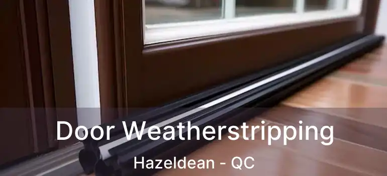  Door Weatherstripping Hazeldean - QC