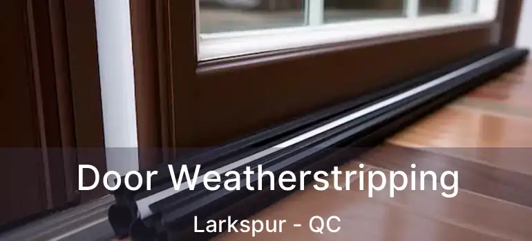  Door Weatherstripping Larkspur - QC