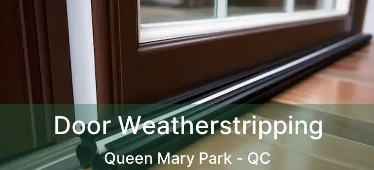  Door Weatherstripping Queen Mary Park - QC