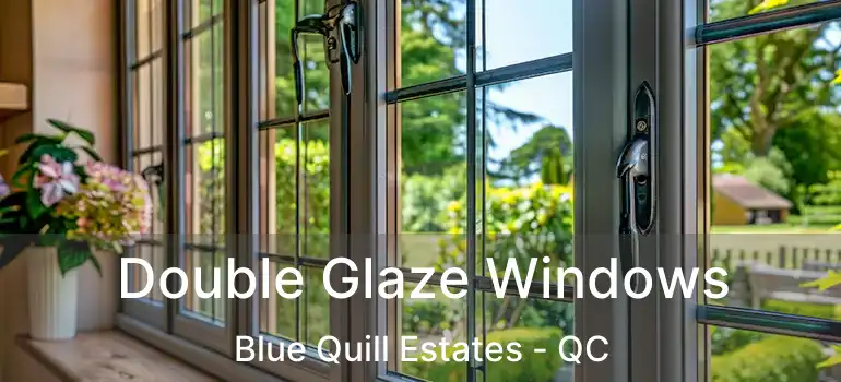  Double Glaze Windows Blue Quill Estates - QC