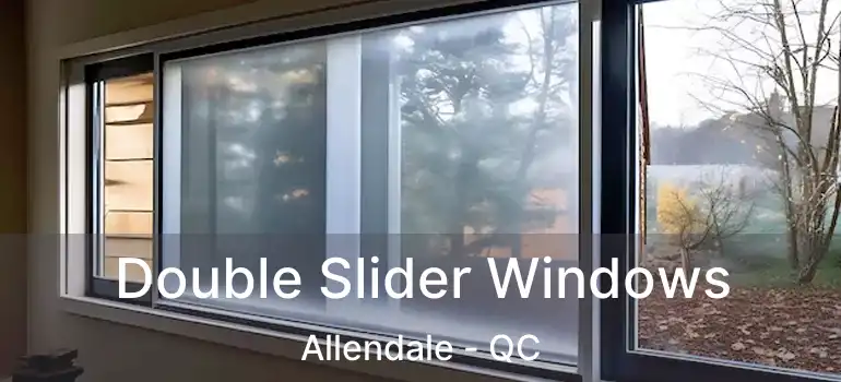  Double Slider Windows Allendale - QC