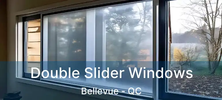  Double Slider Windows Bellevue - QC