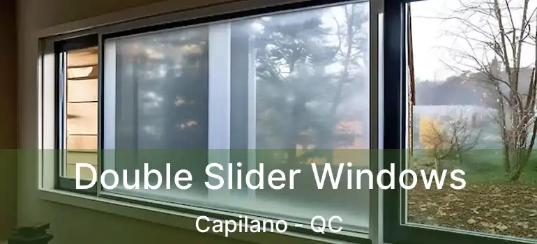  Double Slider Windows Capilano - QC