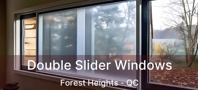  Double Slider Windows Forest Heights - QC