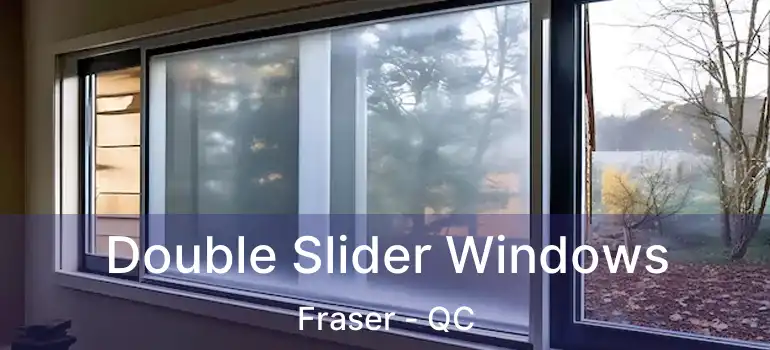  Double Slider Windows Fraser - QC